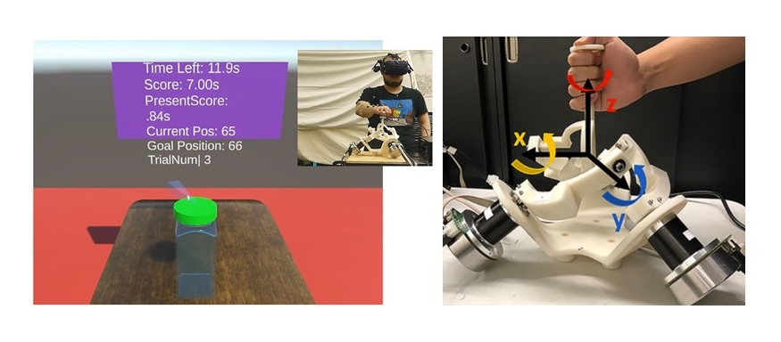 "로봇과 함께 손떨림 재활 훈련을" 강지연 교수 공동연구팀, 수전증 치료 위한 맞춤형 로봇 재활 시스템 개발 이미지